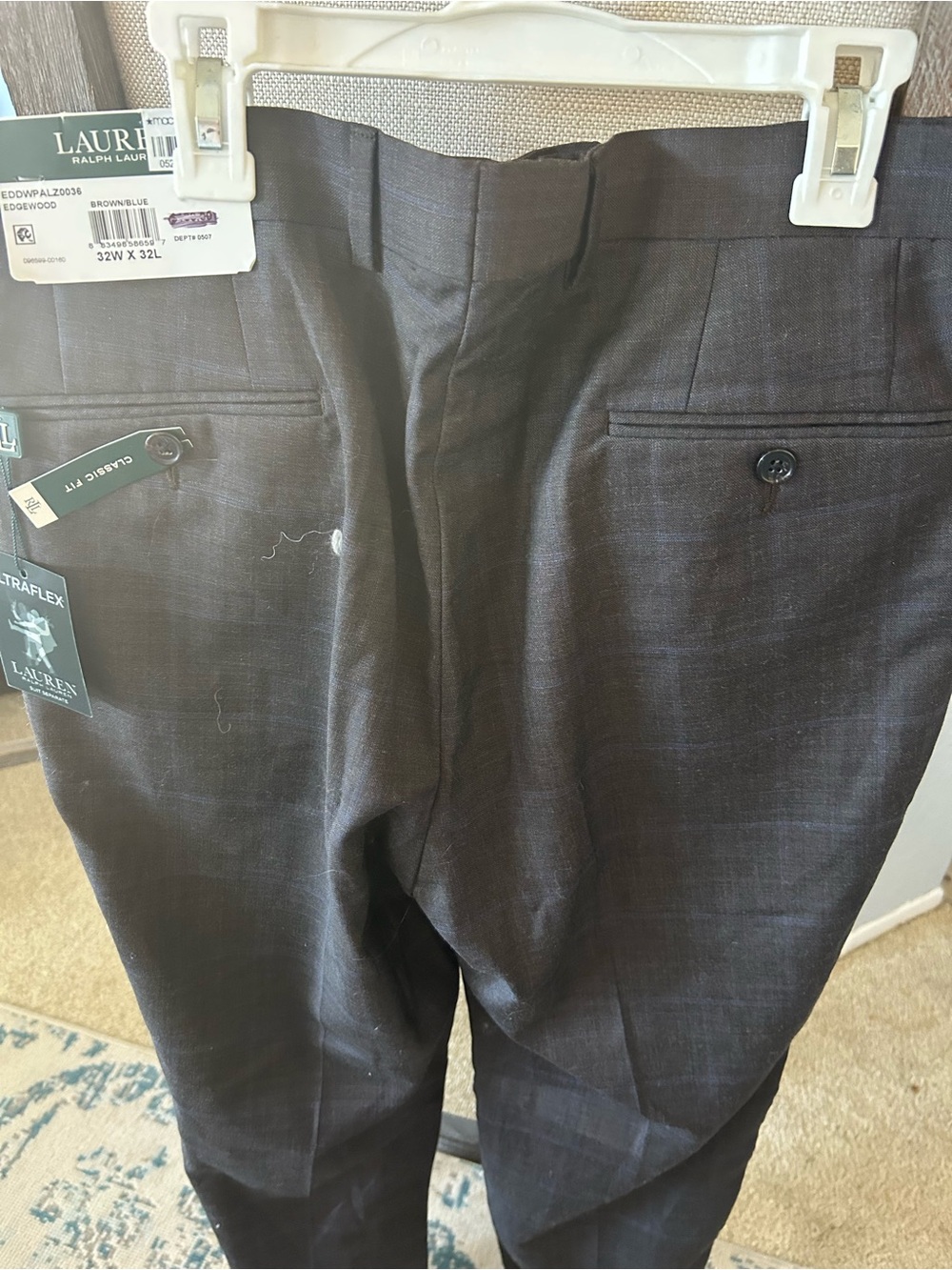 Lauren Ralph Lauren Men's Dress Pants - Charcoal Gray